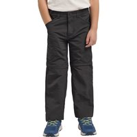 Jack Wolfskin Safari Zip Off Pants Kids Zip-Off Hose Kinder 176 black black von Jack Wolfskin