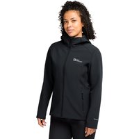 Jack Wolfskin Schwanberg Hoody Women Winddichte Softshelljacke Damen M black black von Jack Wolfskin