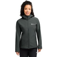 Jack Wolfskin Schwanberg Hoody Women Winddichte Softshelljacke Damen XS green slate green von Jack Wolfskin
