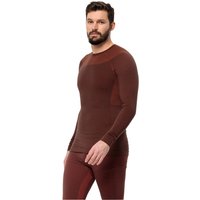 Jack Wolfskin Seamless Wool L/S Men Langarm Merino Funktionsshirt Herren L red earth red earth von Jack Wolfskin