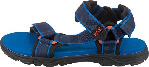 Jack Wolfskin Jungen Unisex Kinder Seven SEAS 3 K Sport Sandalen, Blau (Blue/Orange 1174), 26 EU von Jack Wolfskin