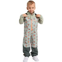 Jack Wolfskin Smileyworld 2L AOP BIB Kids Winterlatzhose Kinder 104 braun ICON mint leaf von Jack Wolfskin