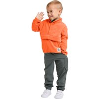 Jack Wolfskin Smileyworld Midlayer Kids Fleecepullover Kinder 104 rot digital orange von Jack Wolfskin