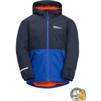 Jack Wolfskin Snowy Days Jacket Kids Regenjacke Kinder 104 blau nordic sky von Jack Wolfskin