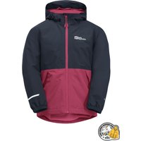 Jack Wolfskin Snowy Days Jacket Kids Regenjacke Kinder 152 dark fuchsia dark fuchsia von Jack Wolfskin