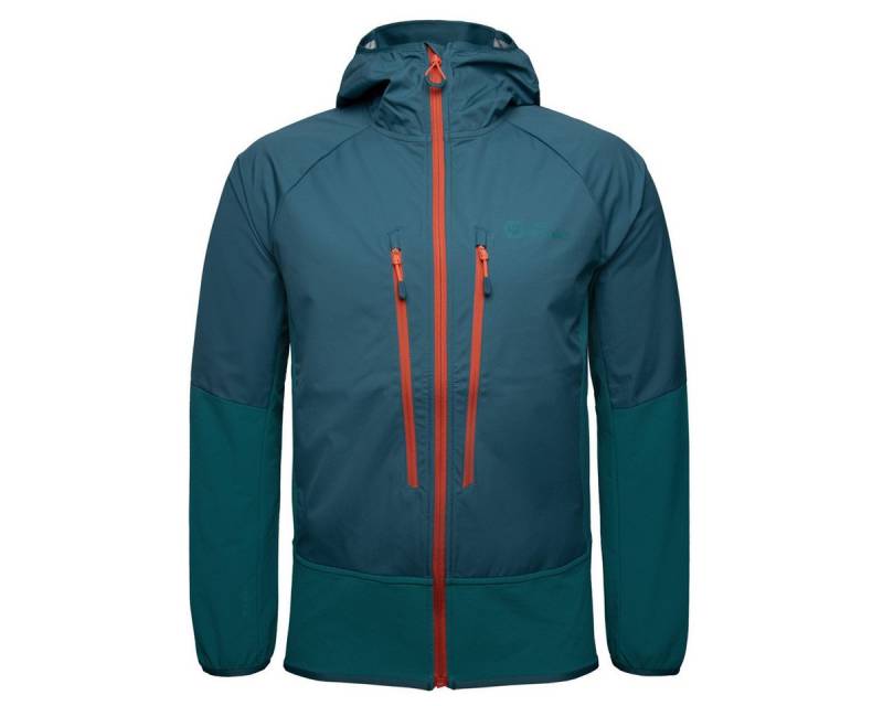 Jack Wolfskin Softshelljacke Alpspitze Hoody Jk Herren Übergangsjacke, Windbreaker, Outdoor, Funktionsjacke, Wanderjacke von Jack Wolfskin