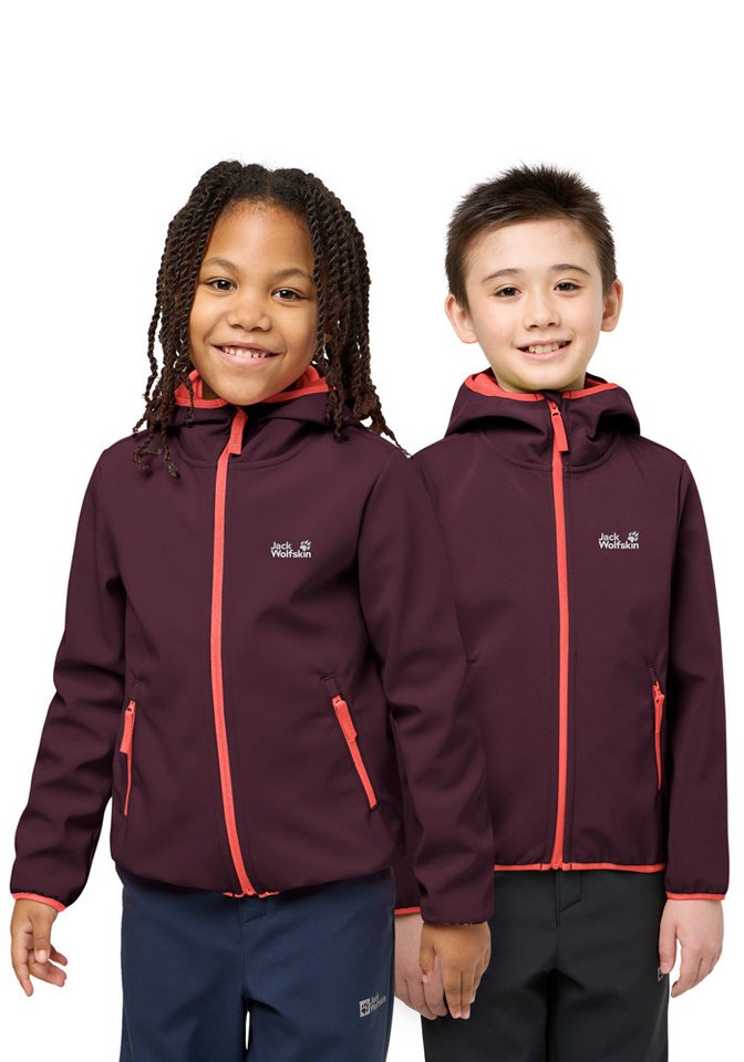 Jack Wolfskin Softshelljacke FOURWINDS JACKET KIDS von Jack Wolfskin
