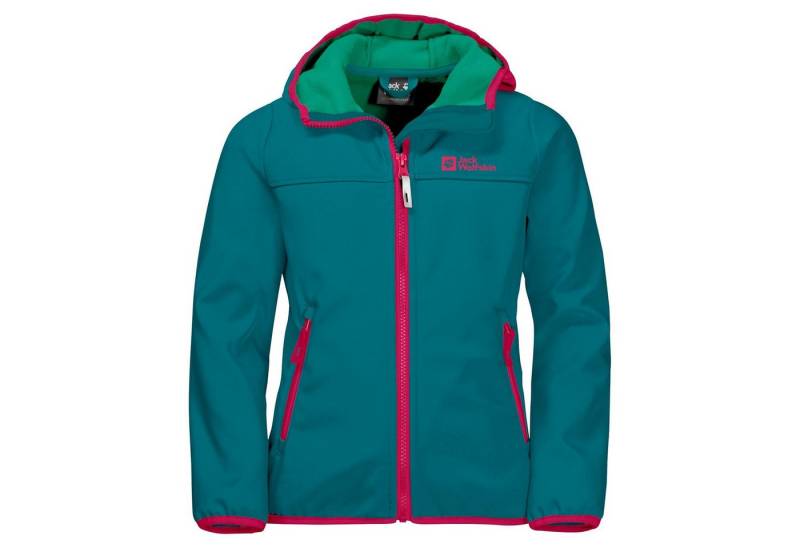 Jack Wolfskin Softshelljacke Fourwinds (wind-& wasserabweisend) bayblau Kinder/Jugendliche von Jack Wolfskin