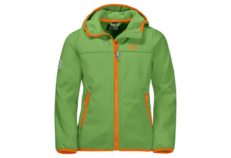 Jack Wolfskin Softshelljacke Fourwinds (wind-& wasserabweisend) grün Kinder von Jack Wolfskin
