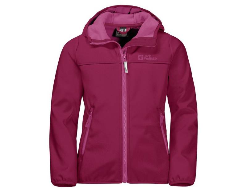 Jack Wolfskin Softshelljacke Fourwinds (wind-& wasserabweisend) rubinrot Kinder von Jack Wolfskin