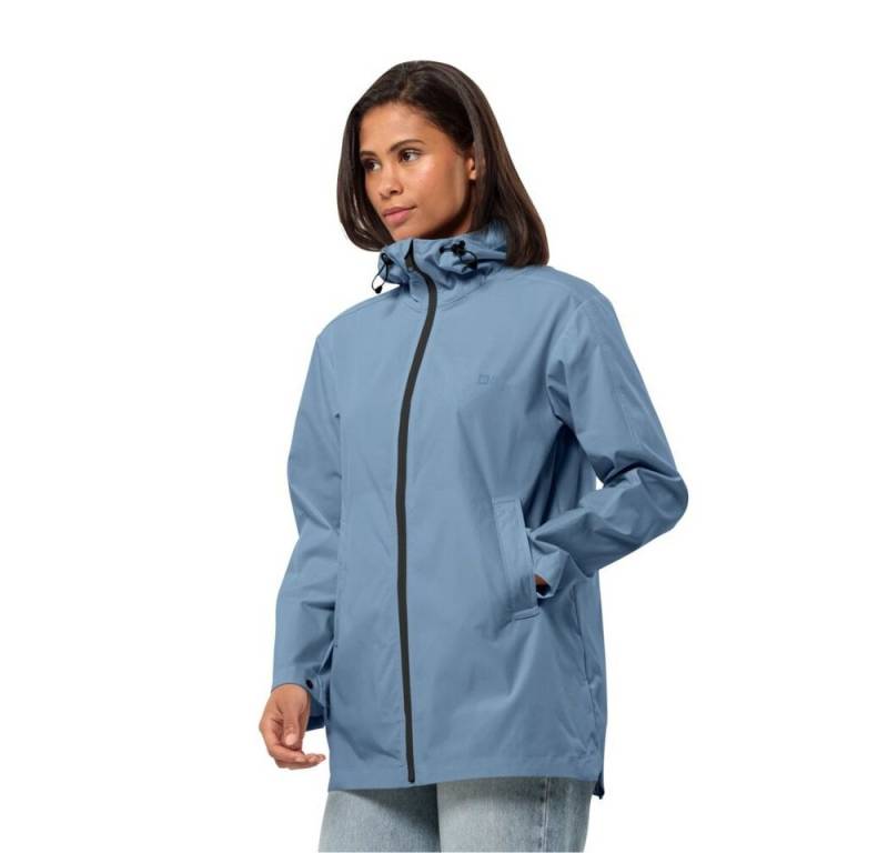 Jack Wolfskin Softshellmantel Desert Wind (winddicht, wasserabweisend) hellblau Damen von Jack Wolfskin