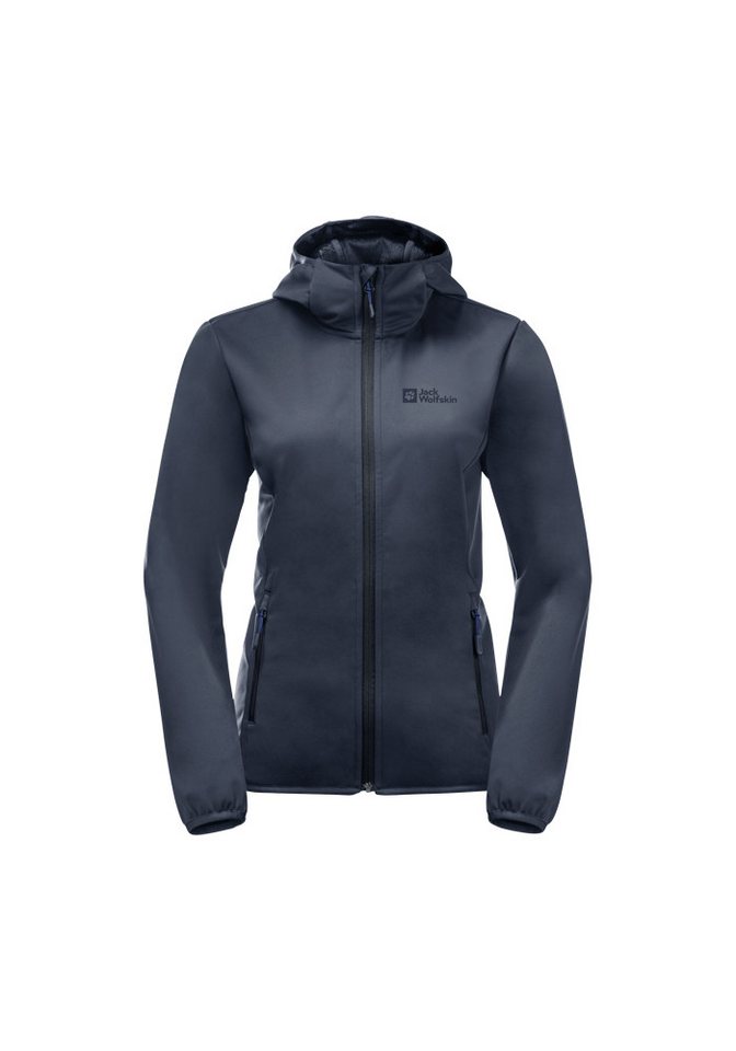 Jack Wolfskin Softshelljacke WINDHAIN HOODY W von Jack Wolfskin