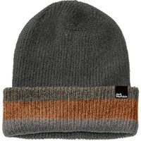 Jack Wolfskin Spirit Knit Beanie Youth Beanie Mütze Jugendliche one size grau slate green von Jack Wolfskin