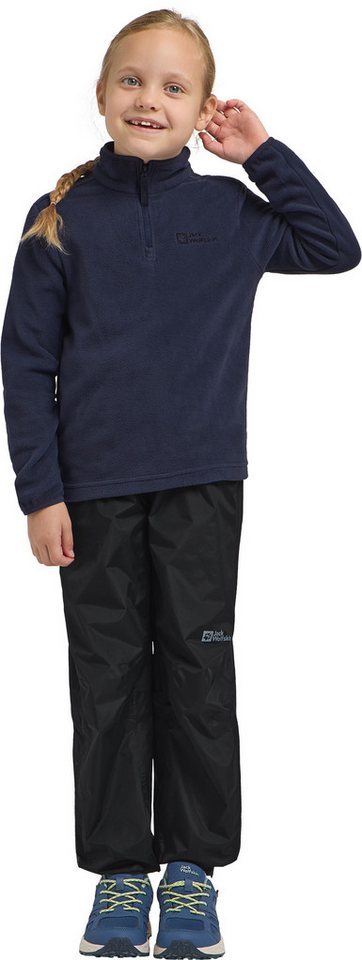 Jack Wolfskin Stehkragenpullover TAUNUS HALFZIP K einfache Temperaturregulierung, wärmend, für Kinder von Jack Wolfskin