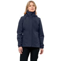 Jack Wolfskin Stormy Point 2L Jacket Women Regenjacke Damen XS blue night blue von Jack Wolfskin