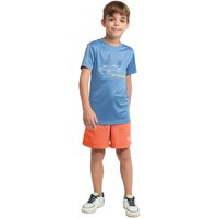 Jack Wolfskin Sun Shorts Kids Kurze Hose Kinder 128 rot digital orange von Jack Wolfskin