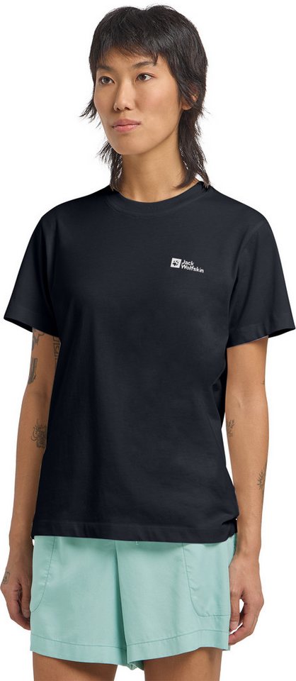 Jack Wolfskin T-Shirt ESSENTIAL T W weiches, klassisches T-Shirt aus atmungsaktiver Bio-Baumwolle Jack Wolfskin T-Shirt ESSENTIAL T W weiches, klassisches T-Shirt aus atmungsaktiver Bio-Baumwolle von Jack Wolfskin