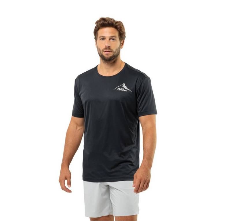 Jack Wolfskin T-Shirt Peak Graphic (atmungsaktiv, geruchshemmend) phantomgrau Herren von Jack Wolfskin