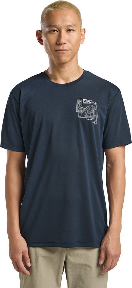 Jack Wolfskin T-Shirt VONNAN GRAPHIC T M Jack Wolfskin T-Shirt VONNAN GRAPHIC T M von Jack Wolfskin