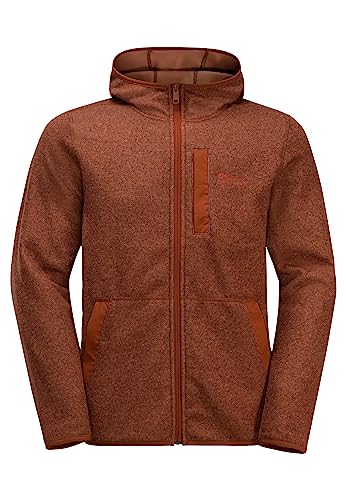 Jack Wolfskin Damen Tannenspur Hooded JKT M Jacke, Karminrot, XL von Jack Wolfskin