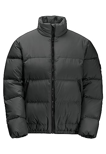 Jack Wolfskin TEEN DOWN JACKET Y granite black 152 von Jack Wolfskin