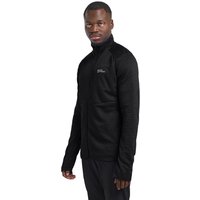 Jack Wolfskin Taiga FZ Men Fleecejacke Herren S black black von Jack Wolfskin