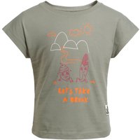 Jack Wolfskin Take A Break T-Shirt Girls T-Shirt aus Biobaumwolle Kinder 104 green mint leaf von Jack Wolfskin
