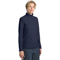 Jack Wolfskin Taunus HZ Women Fleecepullover Damen S blue night blue von Jack Wolfskin