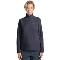 Jack Wolfskin Taunus HZ Women Fleecepullover Damen XXL grey,black Graphite von Jack Wolfskin