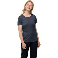 Jack Wolfskin Tech T-Shirt Women Funktionsshirt Damen M blau night blue von Jack Wolfskin