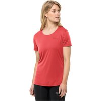 Jack Wolfskin Tech T-Shirt Women Funktionsshirt Damen XS rot vibrant red von Jack Wolfskin