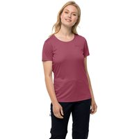 Jack Wolfskin Tech T-Shirt Women Funktionsshirt Damen XS sangria red sangria red von Jack Wolfskin