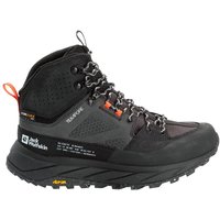 Jack Wolfskin Terraquest Texapore Mid Women Wasserdichte Wanderschuhe Damen 39.5 grey,black Phantom von Jack Wolfskin