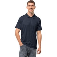 Jack Wolfskin Travel Polo Men Poloshirt Herren L blau night blue von Jack Wolfskin