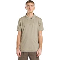 Jack Wolfskin Travel Polo Men Poloshirt mit Sonnenschutz Herren XXL beige,brown stone heather von Jack Wolfskin