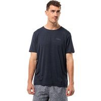 Jack Wolfskin Travel T-Shirt Men Funktionsshirt Herren M blau night blue von Jack Wolfskin