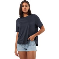 Jack Wolfskin Travel T-Shirt Women Funktionsshirt Damen XS blau night blue von Jack Wolfskin