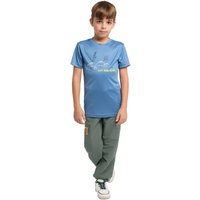 Jack Wolfskin Turbulence Pants Kids Wanderhose Kinder 152 grau slate green von Jack Wolfskin