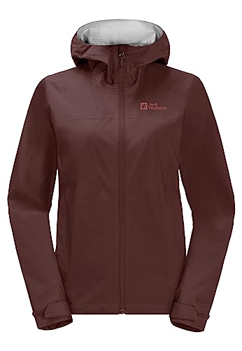 Jack Wolfskin Unisex Elsberg JKT W 2,5 L Jacke, Dark Maroon, X-Small von Jack Wolfskin