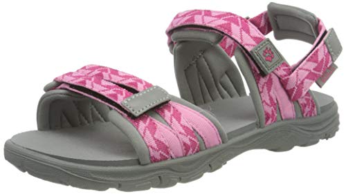 Jack Wolfskin Unisex Kinder 2 In 1 Sandal K, Pink / Light Grey, 33 EU von Jack Wolfskin