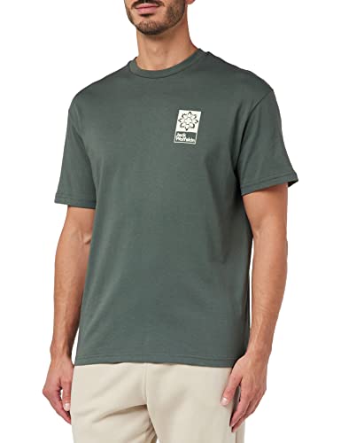 Jack Wolfskin Unisex Eschenheimer T-Shirt, Slate Green, L von Jack Wolfskin