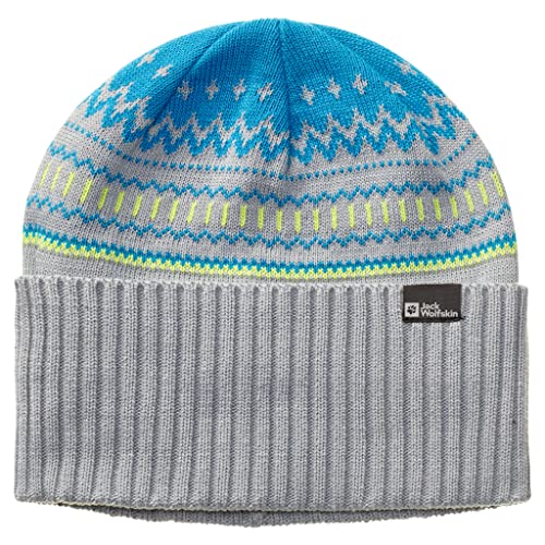 Jack Wolfskin Unisex Hornberg Beanie-Mütze, Silbergrau, One Size Jack Wolfskin Unisex Hornberg Beanie-Mütze, Silbergrau, One Size von Jack Wolfskin