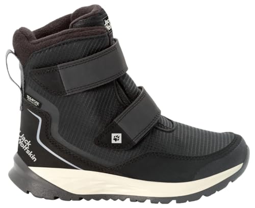 Jack Wolfskin Unisex Kinder Polar Bear Texapore High Vc K, Black / Grey, 28 EU von Jack Wolfskin