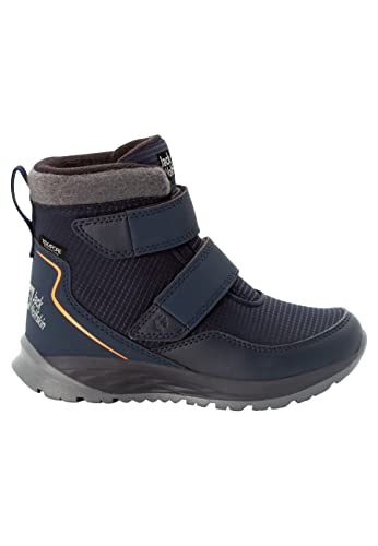 Jack Wolfskin Unisex Kinder Polar Bear Texapore Mid Vc K, Dark Blue / Red, 30 EU von Jack Wolfskin