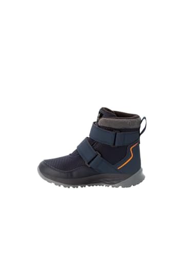 Jack Wolfskin Unisex Kinder Polar Bear Texapore Mid Vc K, Dark Blue / Red, 32 EU von Jack Wolfskin