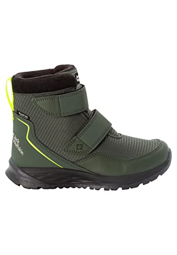 Jack Wolfskin Unisex Kinder Polar Bear Texapore Mid Vc K, Green / Yellow, 37 EU von Jack Wolfskin