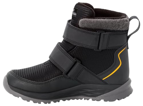 Jack Wolfskin Unisex Kinder Polar Bear Texapore Mid Vc K, Phantom / Burly Yellow Xt, 38 EU von Jack Wolfskin