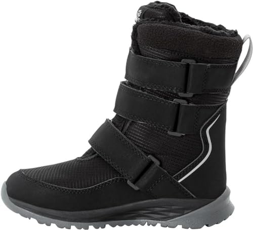 Jack Wolfskin Unisex Kinder Polar Boot Texapore High Vc K, Black / Grey, 26 EU von Jack Wolfskin