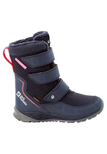 Jack Wolfskin Unisex Kinder Polar Boot Texapore High Vc K, Dark Blue / Pink, 26 EU von Jack Wolfskin