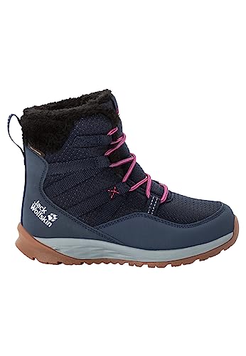 Jack Wolfskin Unisex Kinder Polar Wolf Texapore High K Schneestiefel, Dark Blue Grey, 26 EU von Jack Wolfskin